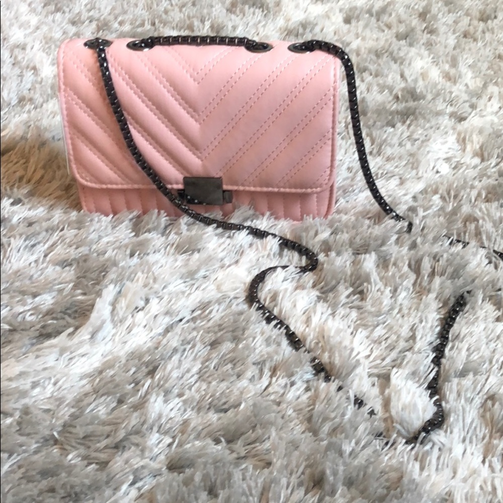 Pink cross body hand bag like Rebecca Minkoff